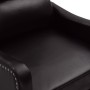 Sillón reclinable de cuero sintético negro brillante de vidaXL, Sillones de masaje eléctricos - Ref: Foro24-339042, Precio: 1...