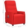 Sillón de masaje de cuero sintético rojo de vidaXL, Sillones de masaje eléctricos - Ref: Foro24-338954, Precio: 153,86 €, Des...