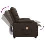 Sillón de masaje eléctrico tela marrón oscuro de vidaXL, Sillones de masaje eléctricos - Ref: Foro24-339117, Precio: 223,99 €...