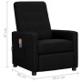 Black fabric massage chair by vidaXL, Electric massage chairs - Ref: Foro24-338992, Price: 172,98 €, Discount: %