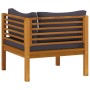 Garden furniture 11 pcs cushions solid acacia wood by vidaXL, Garden sets - Ref: Foro24-3086910, Price: 1,00 €, Discount: %