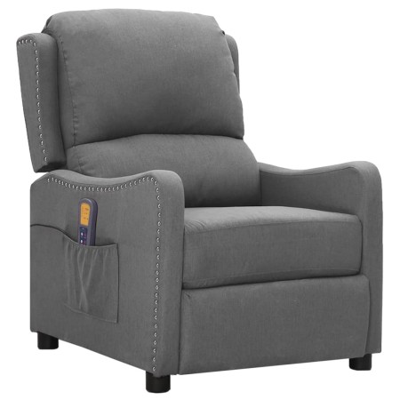 Light gray fabric massage chair by vidaXL, Electric massage chairs - Ref: Foro24-339030, Price: 180,99 €, Discount: %