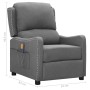 Sillón de masaje tela gris claro de vidaXL, Sillones de masaje eléctricos - Ref: Foro24-339030, Precio: 180,77 €, Descuento: %