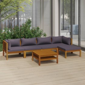 Gartenmöbel 6 Stück Kissen aus massivem Akazienholz von vidaXL, Gartensets - Ref: Foro24-3086897, Preis: 735,99 €, Rabatt: %