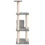 Rascador para gatos con postes de sisal gris claro 119 cm de vidaXL, Mobiliario para gatos - Ref: Foro24-171519, Precio: 46,2...