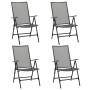 5-piece anthracite steel garden dining furniture set by vidaXL, Garden sets - Ref: Foro24-3074493, Price: 304,99 €, Discount: %