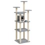 Cat scratching post with light gray sisal posts 171 cm by vidaXL, Cat furniture - Ref: Foro24-171486, Price: 51,99 €, Discoun...