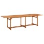 Set de comedor para jardín 11 piezas madera maciza de acacia de vidaXL, Conjuntos de jardín - Ref: Foro24-3086990, Precio: 79...