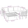 6-piece garden furniture set with solid acacia wood and cushions by vidaXL, Garden sets - Ref: Foro24-3087027, Price: 456,99 ...