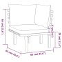 Garden furniture 8 pieces with cushions solid acacia wood by vidaXL, Garden sets - Ref: Foro24-3087016, Price: 590,15 €, Disc...