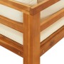 Sun loungers with cream cushions 2 units acacia wood by vidaXL, Garden sets - Ref: Foro24-3087268, Price: 404,78 €, Discount: %