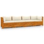 4-seater garden sofa with solid acacia wood cushions by vidaXL, Garden sets - Ref: Foro24-3087289, Price: 577,78 €, Discount: %