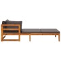 Garden furniture 3 pcs cushions dark gray acacia wood by vidaXL, Garden sets - Ref: Foro24-3087265, Price: 458,99 €, Discount: %