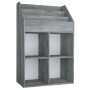 Revistero de niños madera de ingeniería hormigón 71x30x114 cm de vidaXL, Revisteros - Ref: Foro24-339531, Precio: 78,13 €, De...