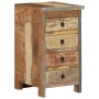 Escritorio con pedestal madera maciza reciclada 140x50x77 cm de vidaXL, Escritorios - Ref: Foro24-338208, Precio: 499,83 €, D...