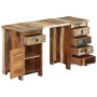 Desk with pedestal solid recycled wood 140x50x77 cm by vidaXL, Desks - Ref: Foro24-338208, Price: 499,83 €, Discount: %