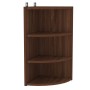 Corner wall shelf brown oak 30x31.5x60 cm by vidaXL, Shelves and shelves - Ref: Foro24-339542, Price: 43,06 €, Discount: %