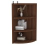 Corner wall shelf brown oak 30x31.5x60 cm by vidaXL, Shelves and shelves - Ref: Foro24-339542, Price: 43,06 €, Discount: %