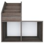 Revistero de niños madera ingeniería gris y Sonoma 71x30x78,5cm de vidaXL, Revisteros - Ref: Foro24-339519, Precio: 46,74 €, ...