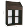 Revistero de niños madera ingeniería roble ahumado 71x30x114 cm de vidaXL, Revisteros - Ref: Foro24-339534, Precio: 72,66 €, ...