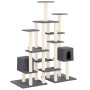 Cat scratching post with dark gray sisal posts 145 cm by vidaXL, Cat furniture - Ref: Foro24-171532, Price: 87,28 €, Discount: %