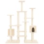 Cat scratching post with cream sisal posts 145 cm by vidaXL, Cat furniture - Ref: Foro24-171530, Price: 83,28 €, Discount: %