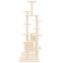 Cat scratching post with cream sisal posts 145 cm by vidaXL, Cat furniture - Ref: Foro24-171530, Price: 83,28 €, Discount: %