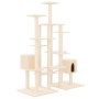 Cat scratching post with cream sisal posts 145 cm by vidaXL, Cat furniture - Ref: Foro24-171530, Price: 83,28 €, Discount: %