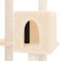 Cat scratching post with cream sisal posts 145 cm by vidaXL, Cat furniture - Ref: Foro24-171530, Price: 83,28 €, Discount: %