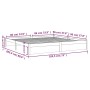 Estructura de cama madera maciza de pino blanco 180x200 cm de vidaXL, Camas y somieres - Ref: Foro24-833248, Precio: 207,72 €...