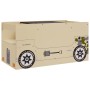 Kindertisch und Stühle, 3-teilig, MDF, Offroad-Auto-Design von vidaXL, Möbelsets für Babys und Kleinkinder - Ref: Foro24-1040...