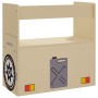 Kindertisch und Stühle, 3-teilig, MDF, Offroad-Auto-Design von vidaXL, Möbelsets für Babys und Kleinkinder - Ref: Foro24-1040...