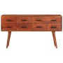 Solid mango wood sideboard 110x30x59 cm by vidaXL, Sideboards - Ref: Foro24-338430, Price: 175,41 €, Discount: %