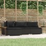 Gartenset mit Kissen 4-teilig aus schwarzem synthetischem Rattan von vidaXL, Gartensets - Ref: Foro24-317523, Preis: 609,02 €...