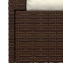 2-seater sofa with brown synthetic rattan cushions by vidaXL, Garden sets - Ref: Foro24-317498, Price: 166,67 €, Discount: %