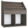 Revistero de niños madera ingeniería gris y Sonoma 71x30x78,5cm de vidaXL, Revisteros - Ref: Foro24-339526, Precio: 52,02 €, ...