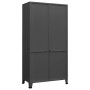 Industrial anthracite gray metal cabinet 90x50x180 cm by vidaXL, Wardrobes - Ref: Foro24-339615, Price: 424,38 €, Discount: %