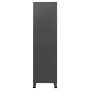 Industrial anthracite gray metal cabinet 90x50x180 cm by vidaXL, Wardrobes - Ref: Foro24-339615, Price: 424,38 €, Discount: %