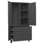 Industrial anthracite gray metal cabinet 90x50x180 cm by vidaXL, Wardrobes - Ref: Foro24-339615, Price: 424,38 €, Discount: %