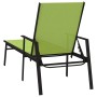 Steel and green textilene sun lounger by vidaXL, Loungers - Ref: Foro24-317598, Price: 110,64 €, Discount: %