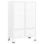 Armario industrial acero blanco 67x35x107 cm de vidaXL, Armarios roperos - Ref: Foro24-339611, Precio: 165,76 €, Descuento: %