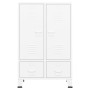 Armario industrial acero blanco 67x35x107 cm de vidaXL, Armarios roperos - Ref: Foro24-339611, Precio: 165,76 €, Descuento: %