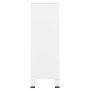 Armario industrial acero blanco 67x35x107 cm de vidaXL, Armarios roperos - Ref: Foro24-339611, Precio: 165,76 €, Descuento: %