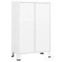 Armario industrial acero blanco 67x35x107 cm de vidaXL, Armarios roperos - Ref: Foro24-339611, Precio: 165,76 €, Descuento: %