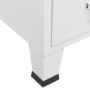 Armario industrial acero blanco 67x35x107 cm de vidaXL, Armarios roperos - Ref: Foro24-339611, Precio: 165,76 €, Descuento: %