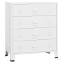 White metal industrial drawer unit 78x40x93 cm by vidaXL, Drawers - Ref: Foro24-339616, Price: 198,00 €, Discount: %