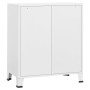 Industrielle Kommode aus weißem Metall 78x40x93 cm von vidaXL, Schubladen - Ref: Foro24-339616, Preis: 198,00 €, Rabatt: %