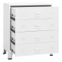 White metal industrial drawer unit 78x40x93 cm by vidaXL, Drawers - Ref: Foro24-339616, Price: 198,00 €, Discount: %