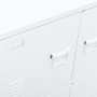 White steel industrial storage trunk 75x40x80 cm by vidaXL, Storage trunks - Ref: Foro24-339626, Price: 129,58 €, Discount: %