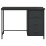 Industrial desk with anthracite gray steel drawers 105x52x75 cm by vidaXL, Desks - Ref: Foro24-339636, Price: 160,23 €, Disco...